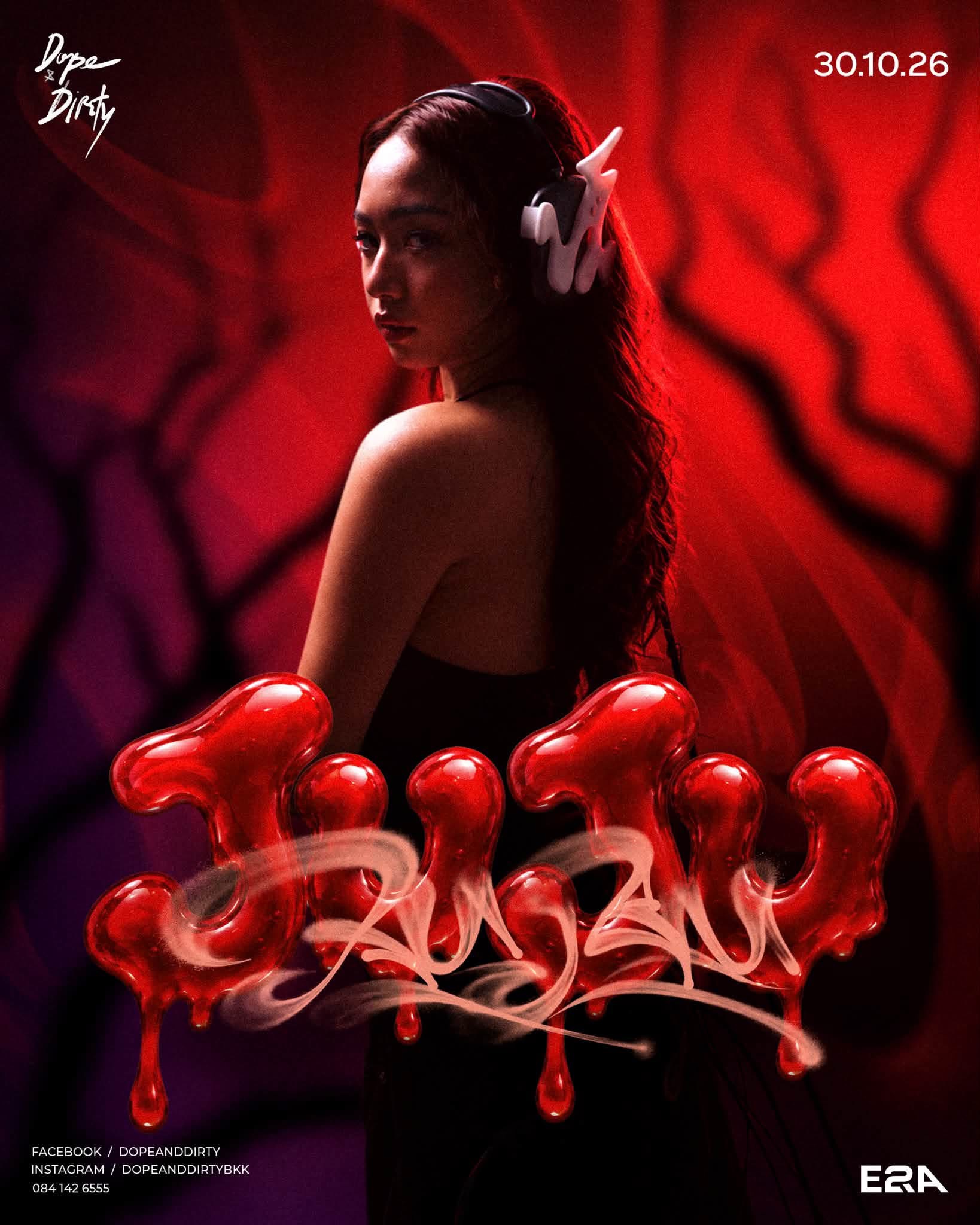 Dope & Dirty Halloween artist poster for 30 October 2026