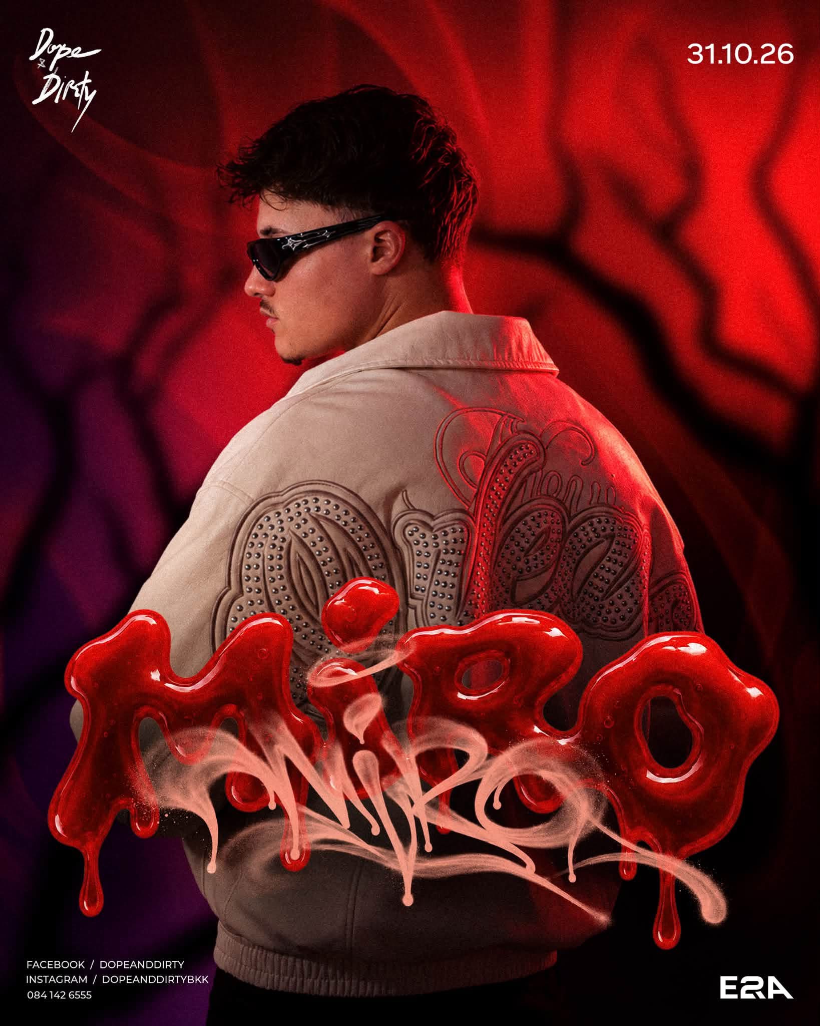 Dope & Dirty Halloween artist poster for 31 October 2026